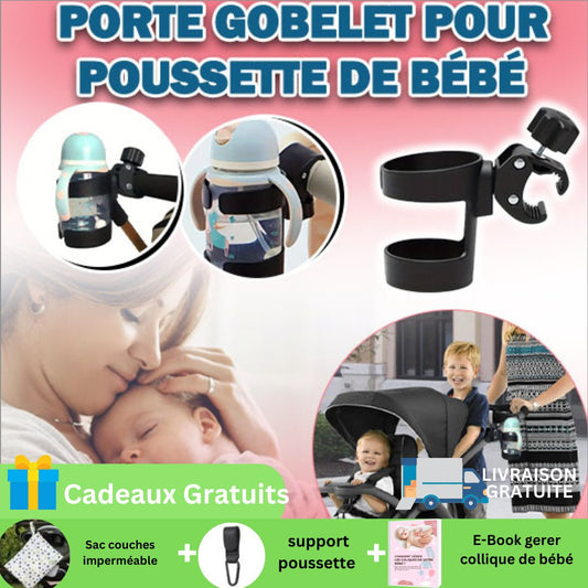 Porte gobelet de poussette -Flexi support™ - Beossoum Djerabe