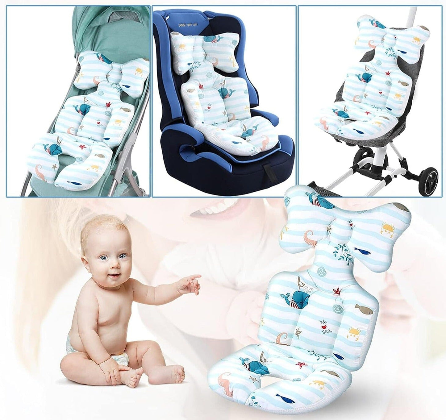 ComfyBabe™ - Coussin siège et poussette Auto - BABYSMAM