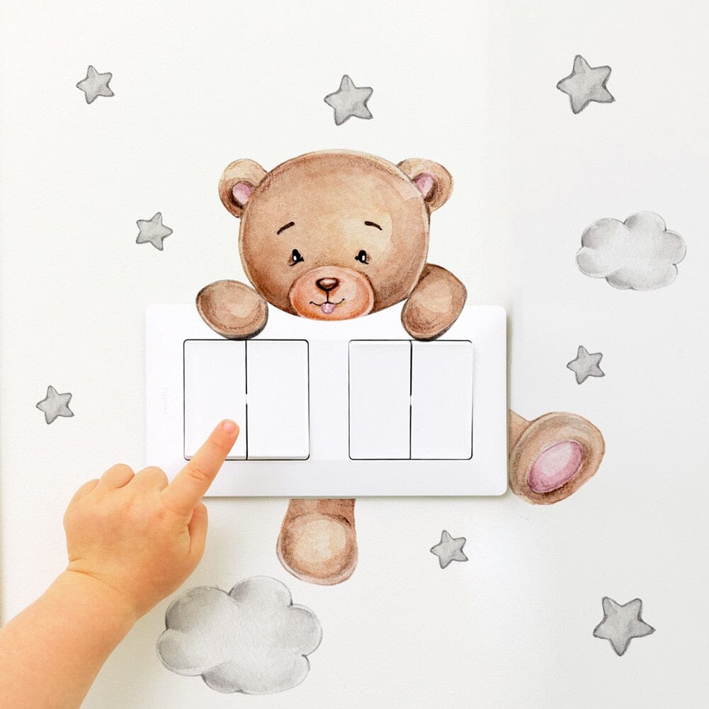 Stickybear™ - Sticker ourson décoratif | Chambre d'enfants - BABYSMAM