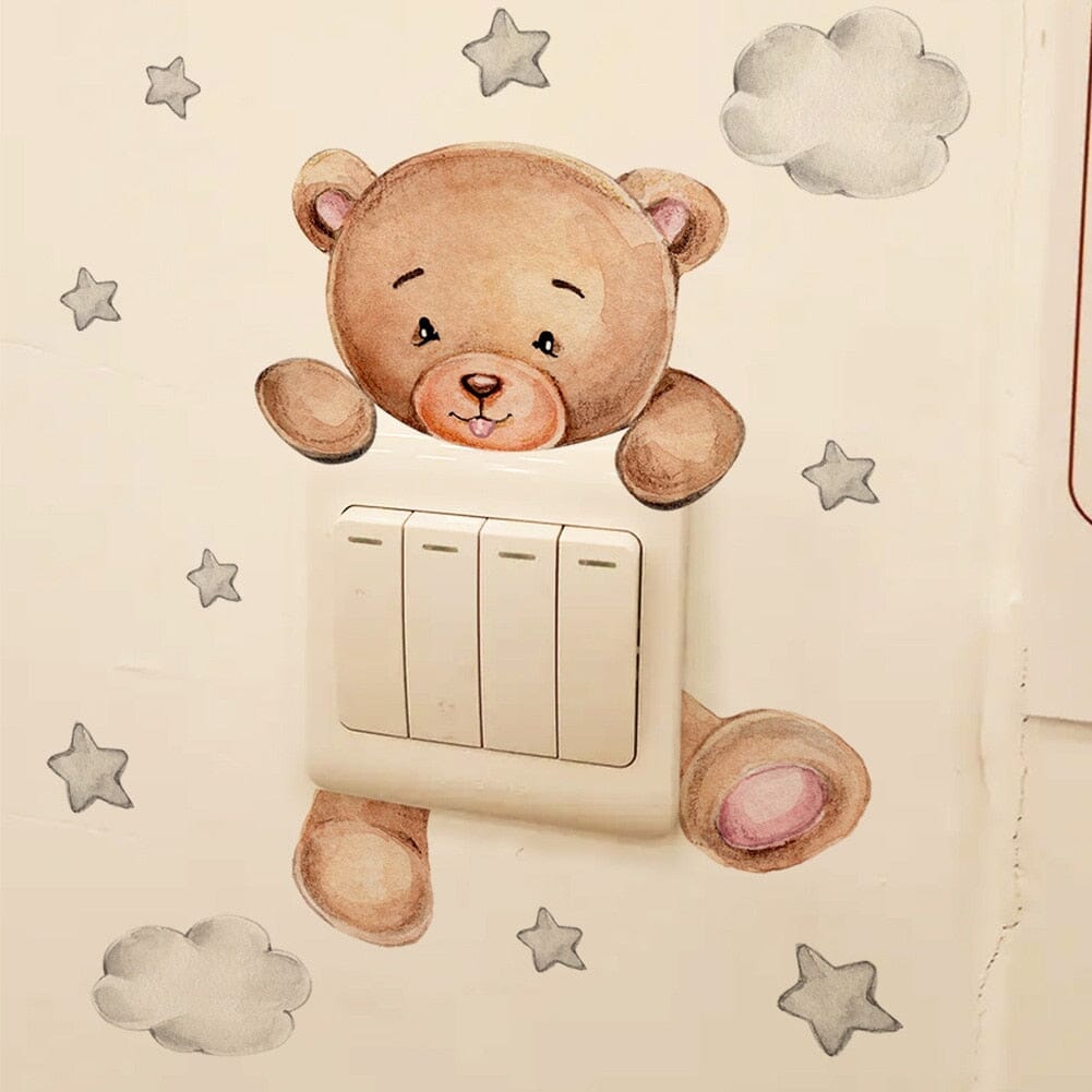 Stickybear™ - Sticker ourson décoratif | Chambre d'enfants - BABYSMAM