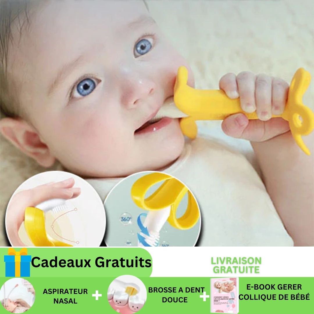 Brosse à dents enfant en silicone